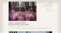 Desktop Screenshot of chadbournph.org