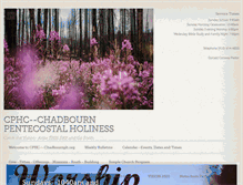Tablet Screenshot of chadbournph.org